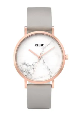 Montre CLUSE La Roche Rose Gold White Marble Grey CL40005