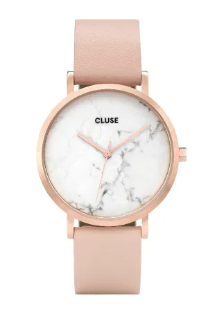Montre CLUSE La Roche Rose Gold White Marble/Nude CL40009