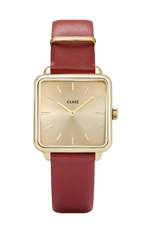 Montre CLUSE La Ttragone Gold/Scarlet Red CL60009
