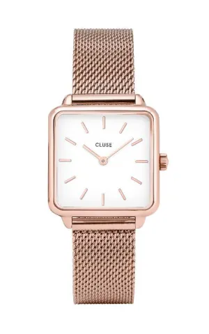 Montre CLUSE La Ttragone Rose Gold Mesh/White CL60003
