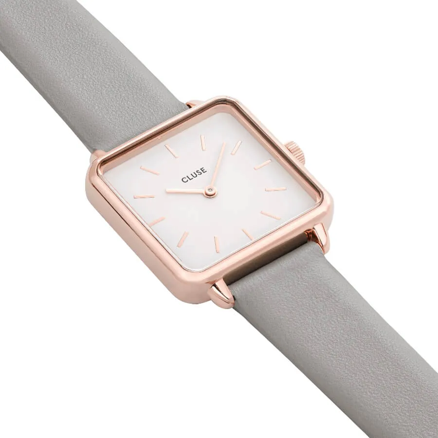 Montre CLUSE La Ttragone Rose Gold White/Stone Grey CL60005