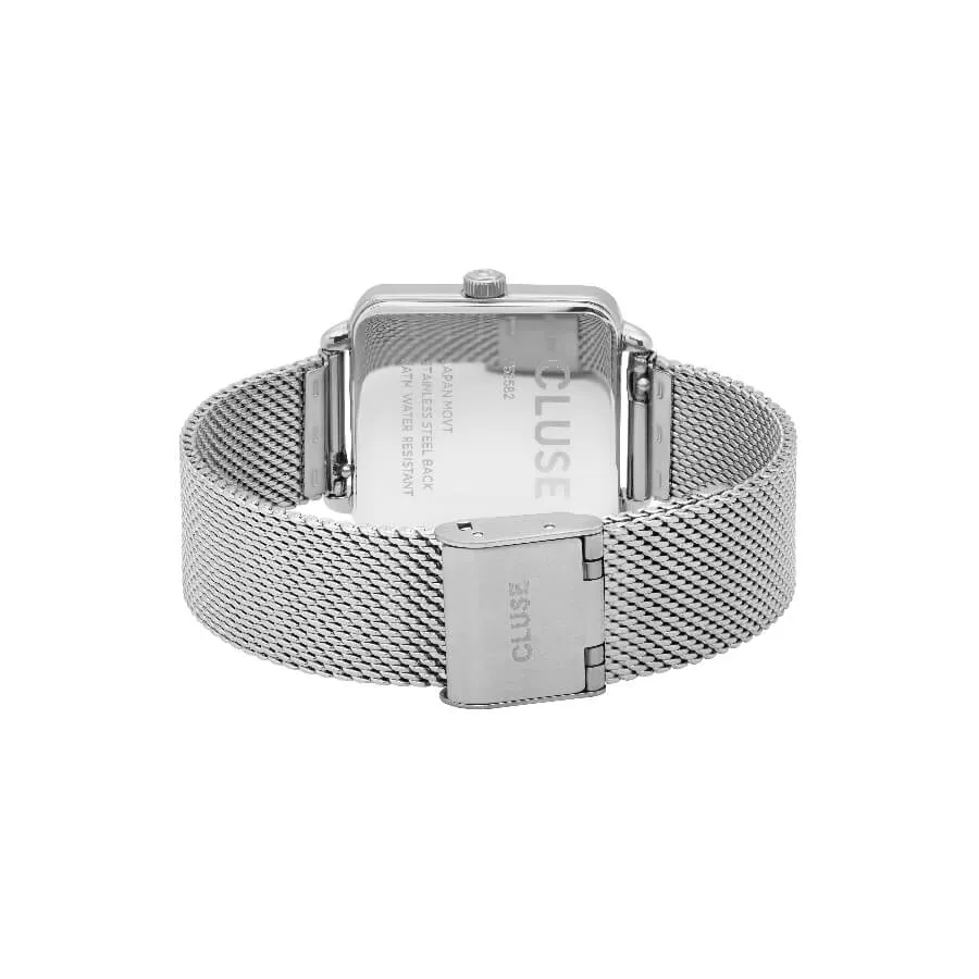 Montre CLUSE La Ttragone Silver Mesh/White CL60001