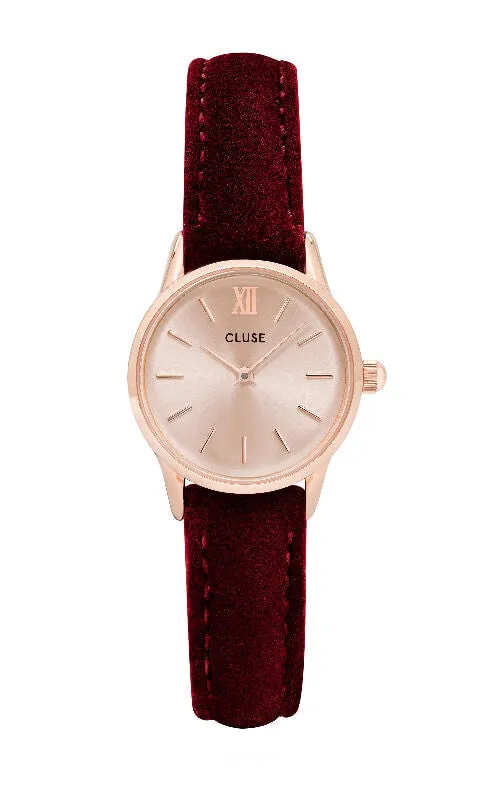 Montre CLUSE La Vedette Rose Gold Red Velvet CL50018