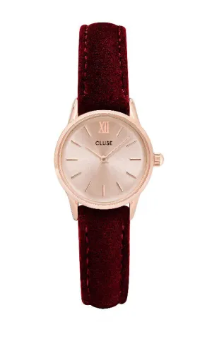 Montre CLUSE La Vedette Rose Gold Red Velvet CL50018