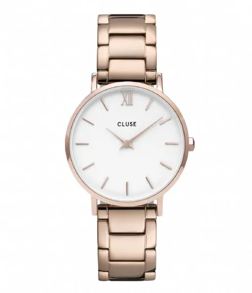 Montre CLUSE Minuit 3-Link Rose Gold Steel CW0101203027