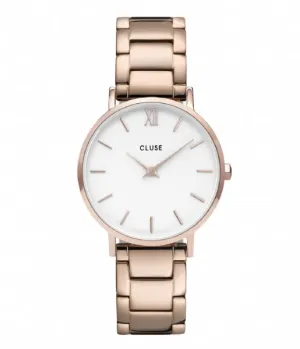 Montre CLUSE Minuit 3-Link Rose Gold Steel CW0101203027