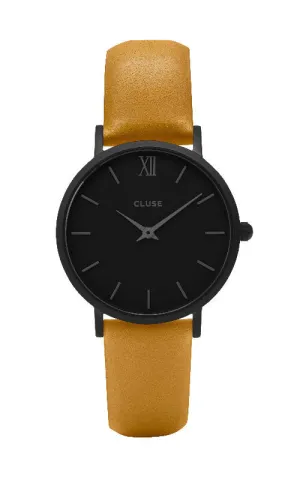 Montre CLUSE Minuit Full Black/Mustard CL30033