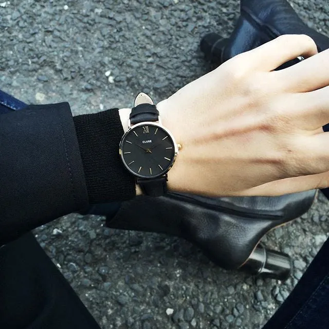 Montre CLUSE Minuit Gold Black/Black CL30004