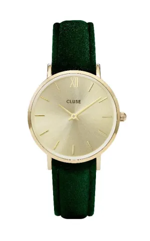 Montre CLUSE Minuit Gold Green Velvet CL30040