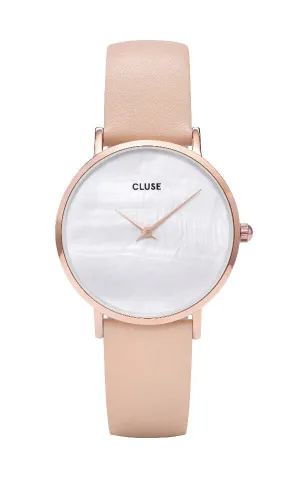 Montre CLUSE Minuit La Perle Rose Gold White Pearl/Nude CL30059