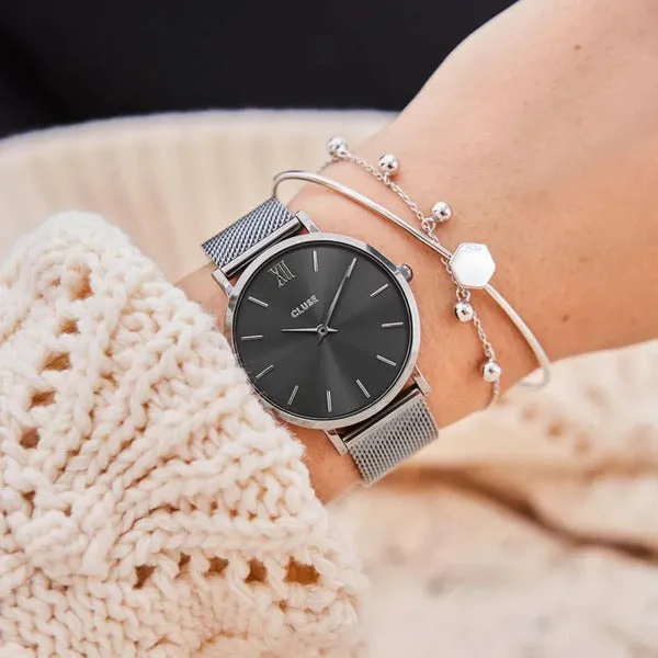 Montre CLUSE Minuit Mesh Dark Grey CW0101203025