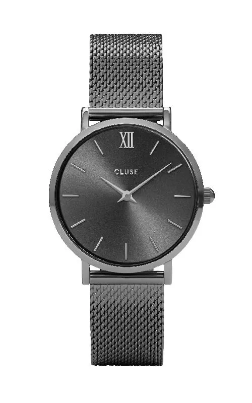 Montre CLUSE Minuit Mesh Dark Grey CW0101203025