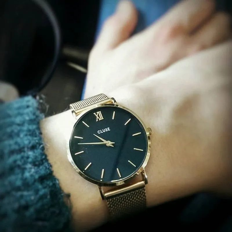 Montre CLUSE Minuit Mesh Gold/Black CW0101203017