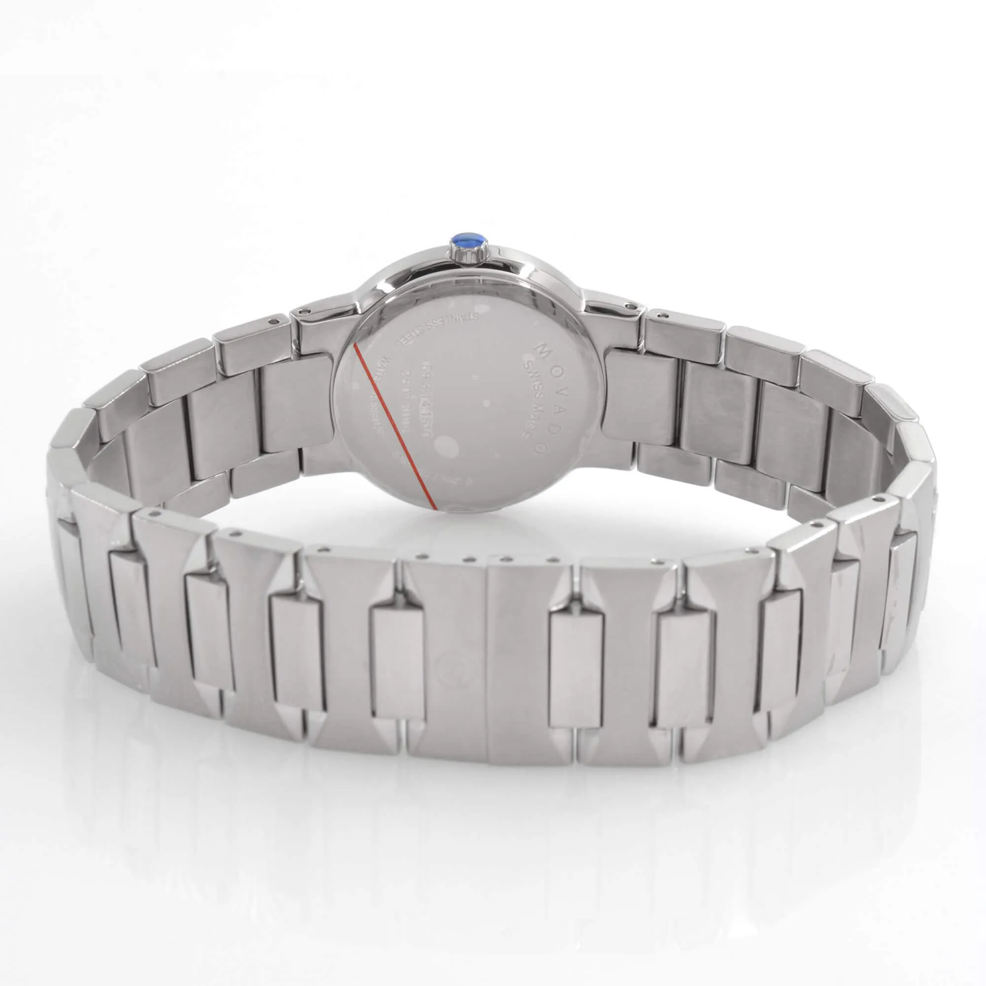 Movado Women's Quartz Watch - Temo Black Dial Stainless Steel Case Bracelet | 0607295