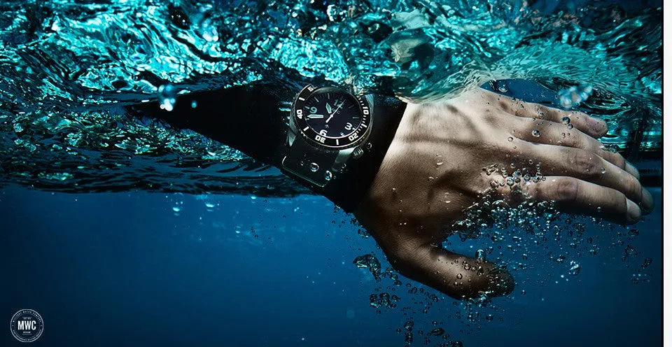MWC "Depthmaster" 100atm / 3,280ft / 1000m Water Resistant Military Divers Watch in Stainless Steel Case with Helium Valve (Automatic)