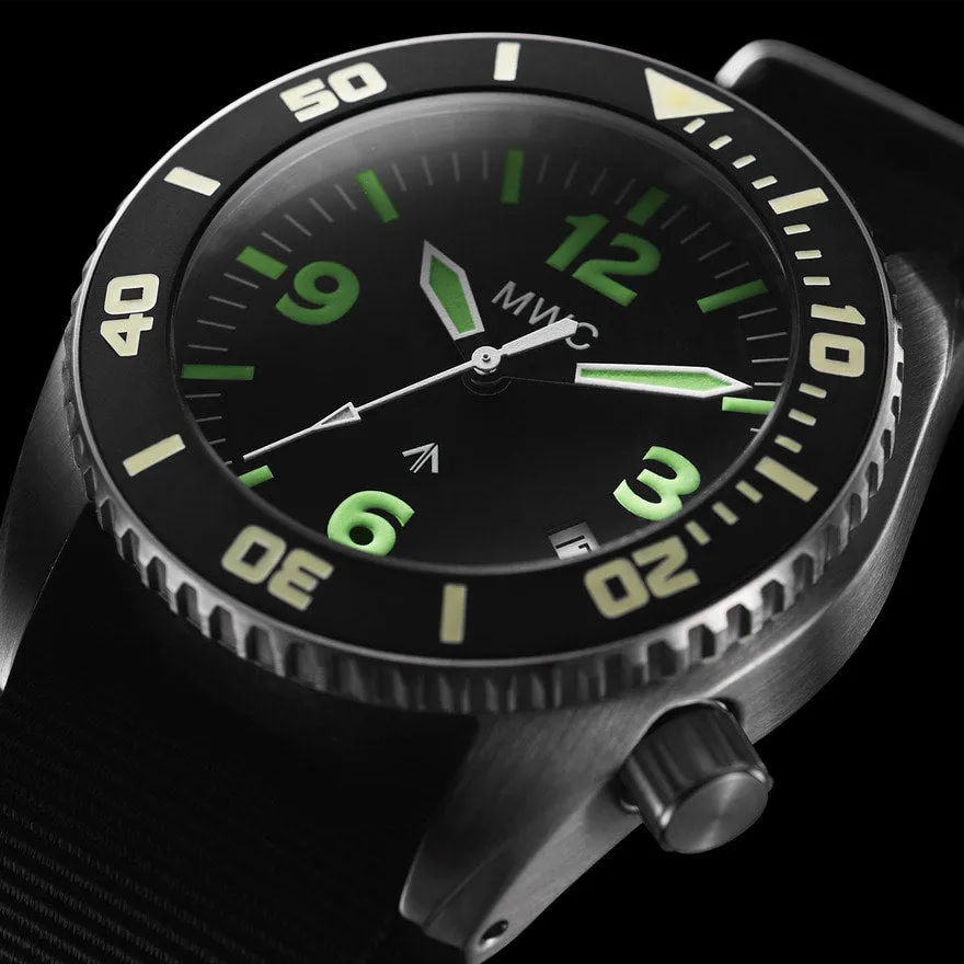 MWC "Depthmaster" 100atm / 3,280ft / 1000m Water Resistant Military Divers Watch in Stainless Steel Case with Helium Valve (Automatic)