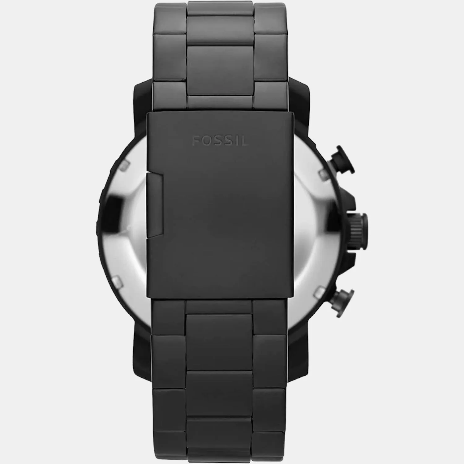 Nate Men Quartz Black Dial Chronograph Stainless Steel Watch JR1401