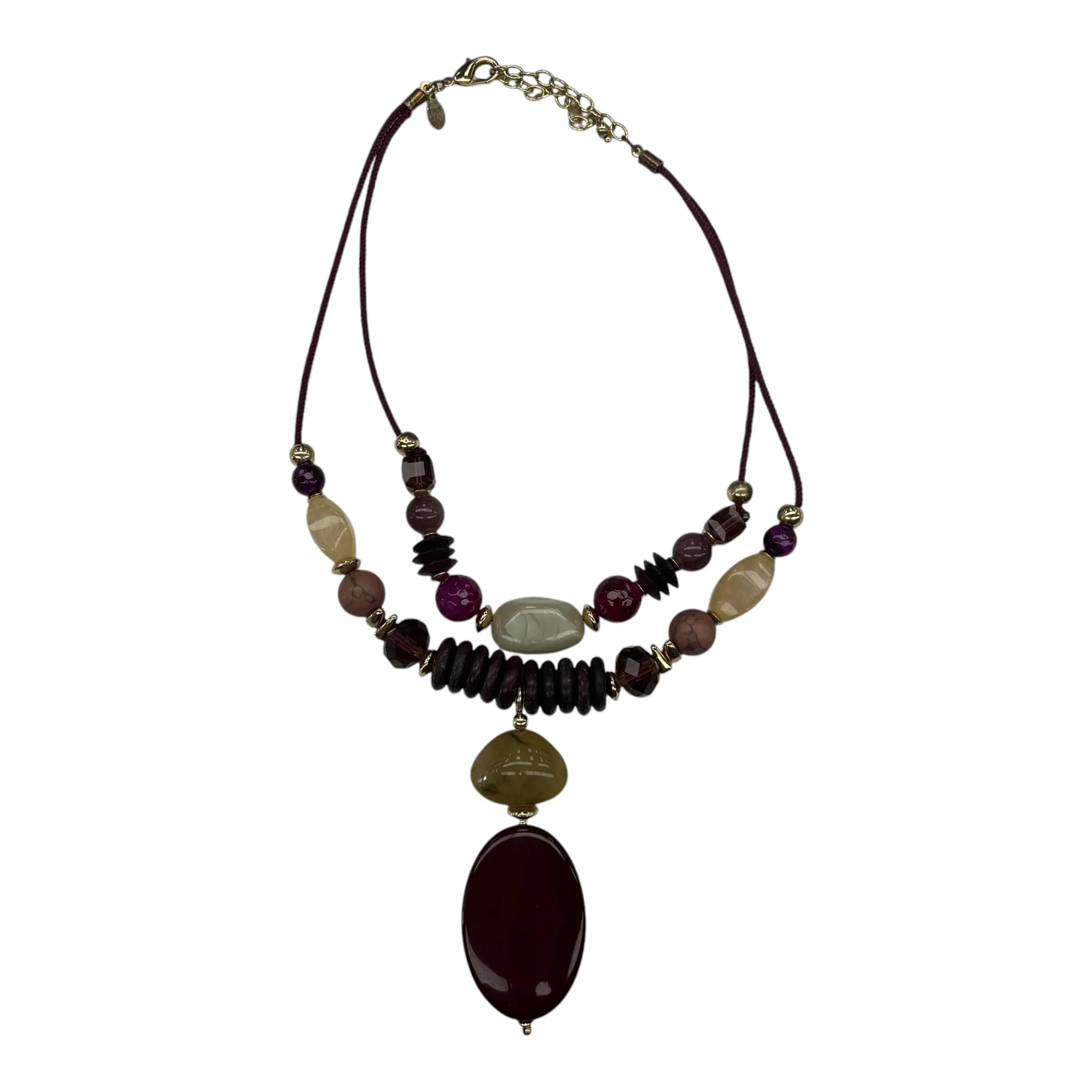 Necklace Layered By Chicos In Red chicos