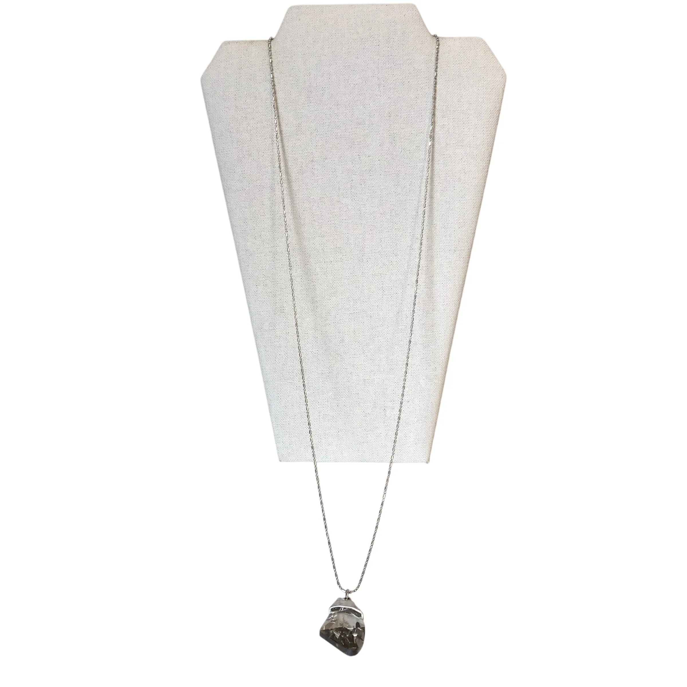 Necklace Pendant By Chicos In Silver chicos