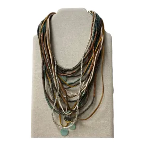 Necklace Statement By Chicos In Green chicos