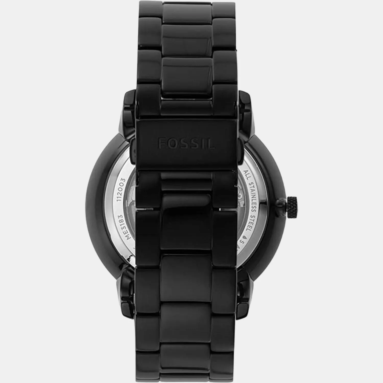 Neutra Men Automatic Black Dial Analog Stainless Steel Watch ME3183