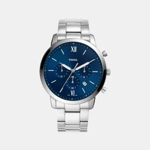 Neutra Men Blue Dial Chronograph Stainless Steel Watch FS5792