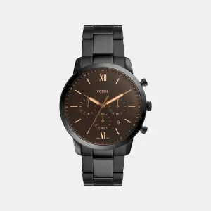 Neutra Men Quartz Black Dial Chronograph Stainless Steel Watch FS5525