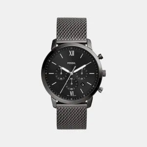 Neutra Men Quartz Black Dial Chronograph Stainless Steel Watch FS5699
