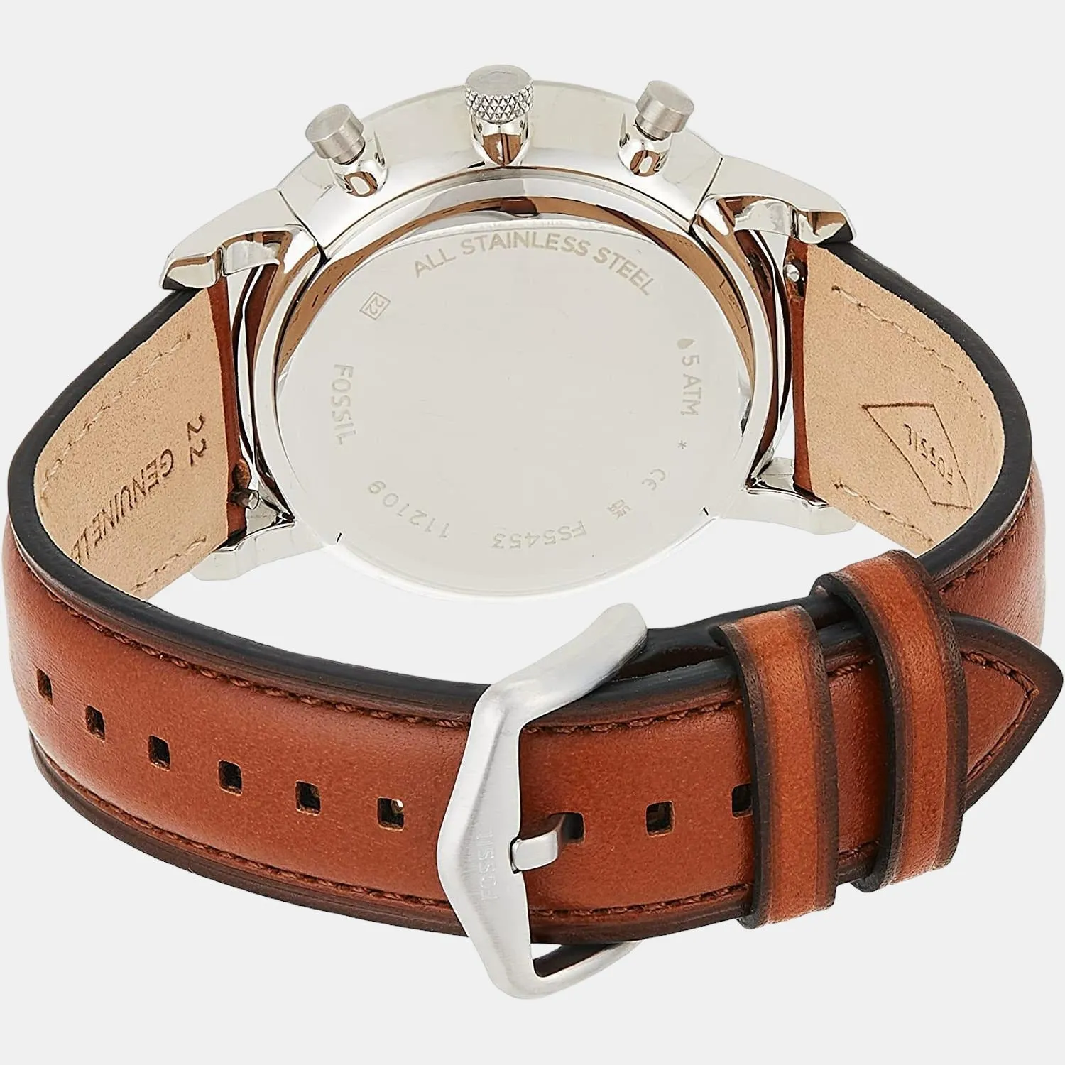 Neutra Men Quartz Blue Dial Chronograph Leather Watch FS5453
