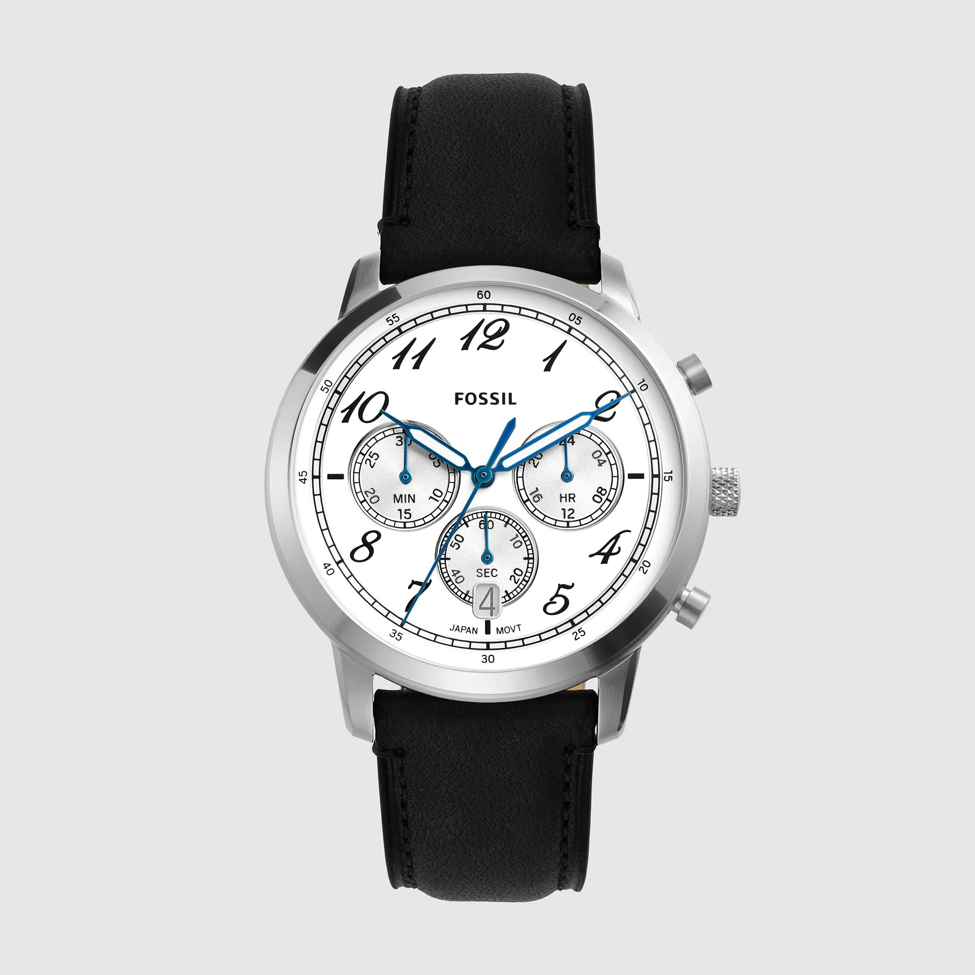 Neutra Men Quartz White Dial Chronograph Leather Watch FS6023