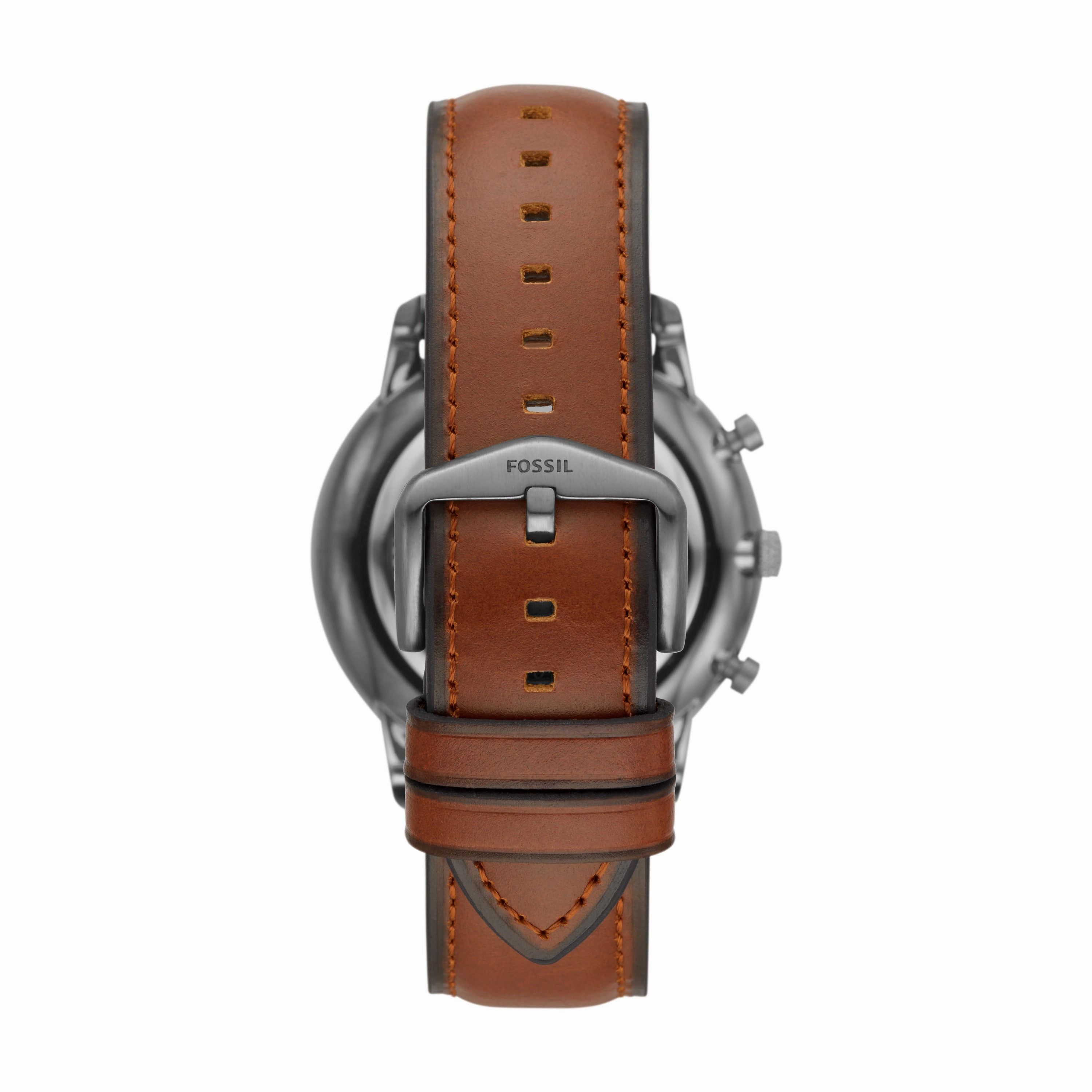 Neutra Chronograph Amber Leather Watch