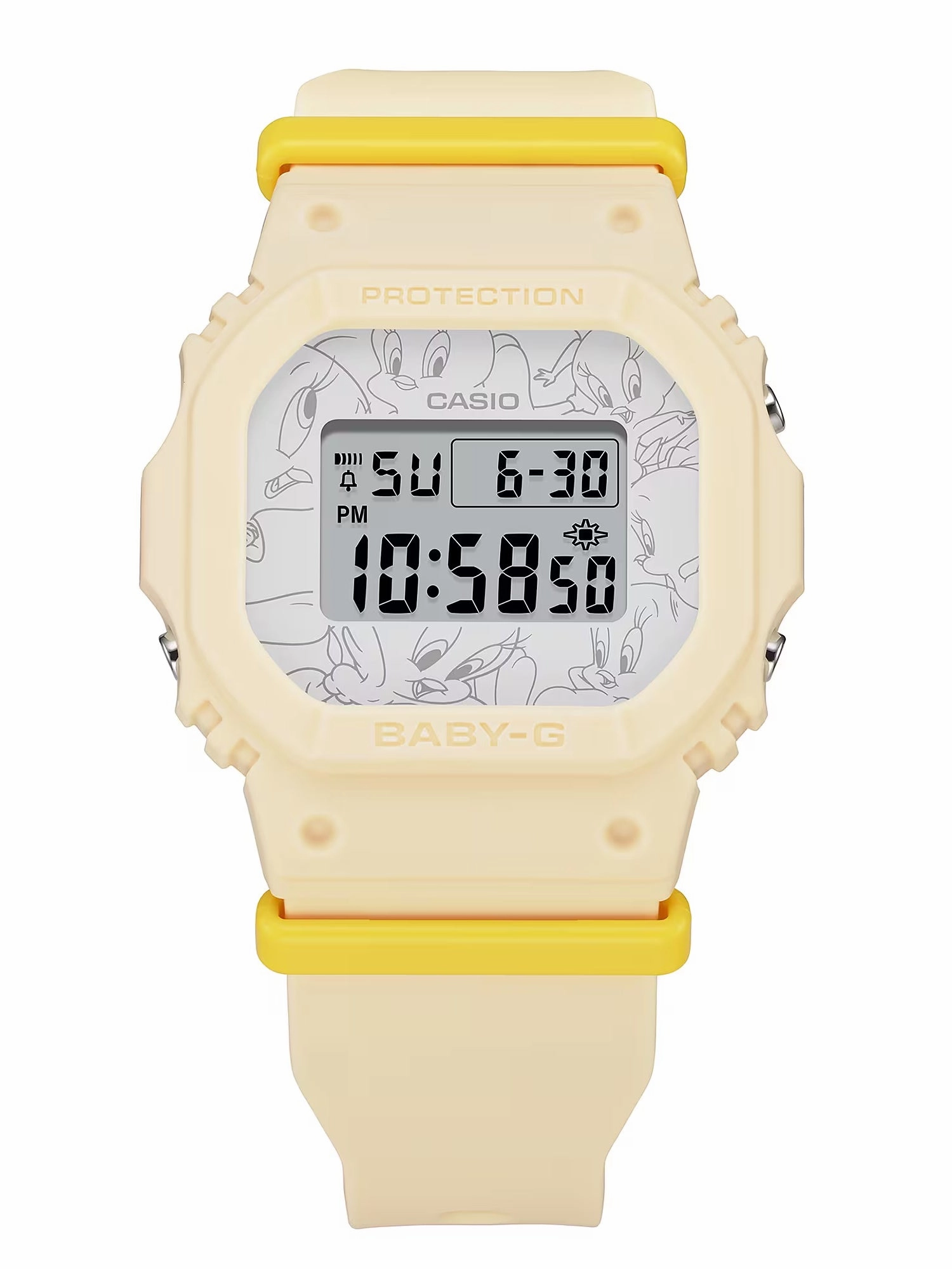 NEW Casio Baby-G TWEETY LOONEY TUNES Lmtd Edtn Digital Womens Watch BGD565TW-5