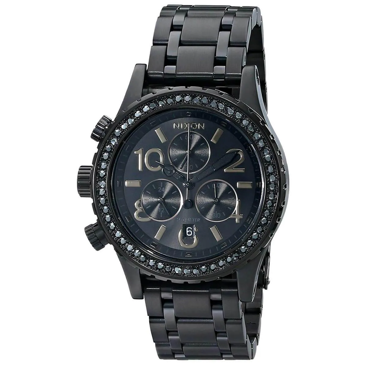 Nixon Women's Lefty Watch - 38-20 Chrono Black Bracelet | A3992062