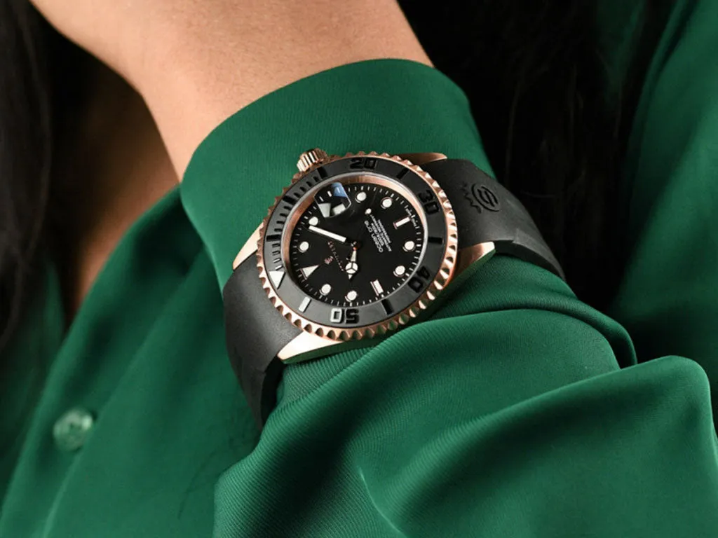 Ocean One Pink Gold Ceramic