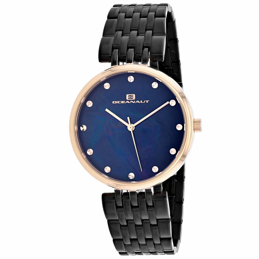 Oceanaut Women's Black MOP dial Watch