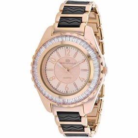 Oceanaut Women's Watch - Lucia Two Tone Rose Gold and Black Bracelet | OC0544
