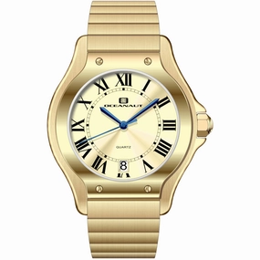 Oceanaut Women's Watch - Rayonner Gold Dial Plated Stainless Steel Bracelet | OC1293