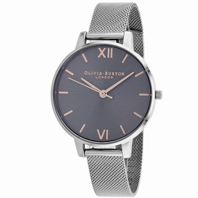 Olivia Burton Women's Watch - Classic Grey Dial Stainless Steel Bracelet | OB16MD80