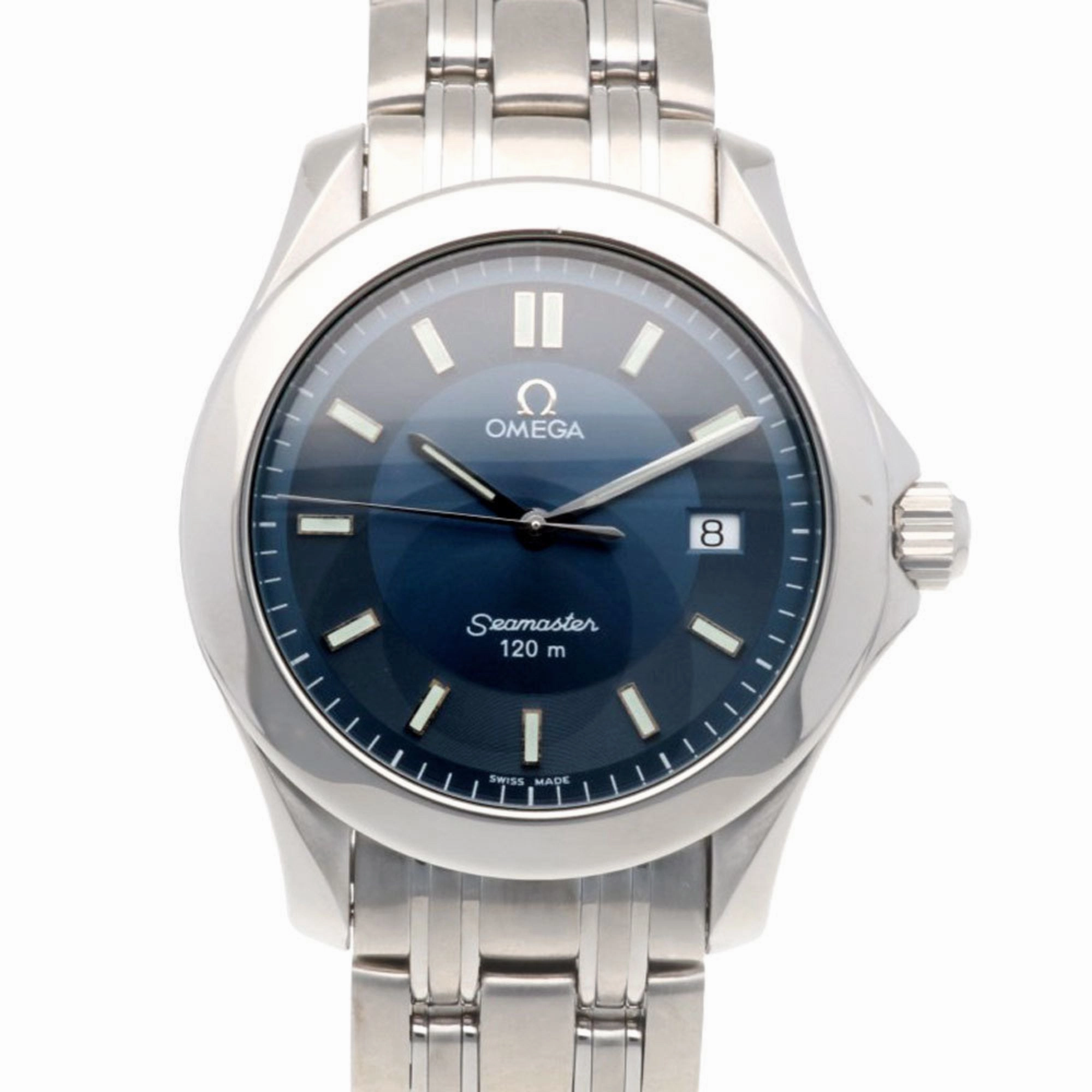 Omega Seamaster Stainless Steel Wristwatch (Pre-Owned)