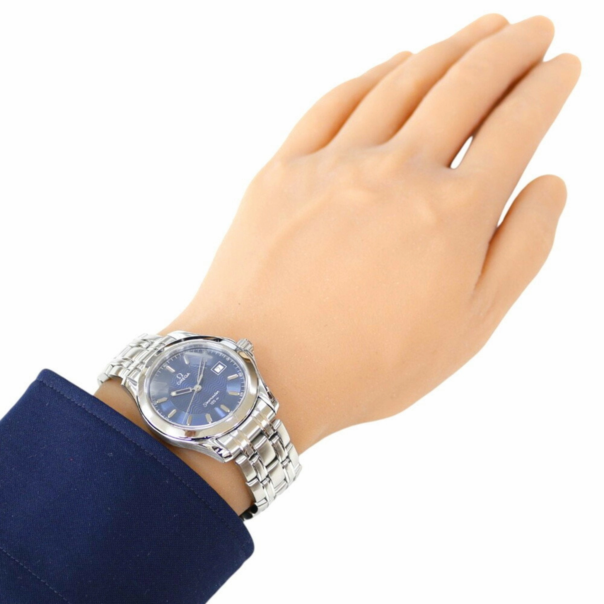 Omega Seamaster Stainless Steel Wristwatch (Pre-Owned)