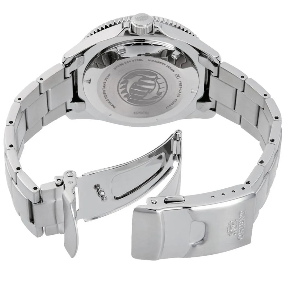 Orient Men's Automatic Watch - Kanno Dive Blue Dial Steel Bracelet | RA-AA0913L19B