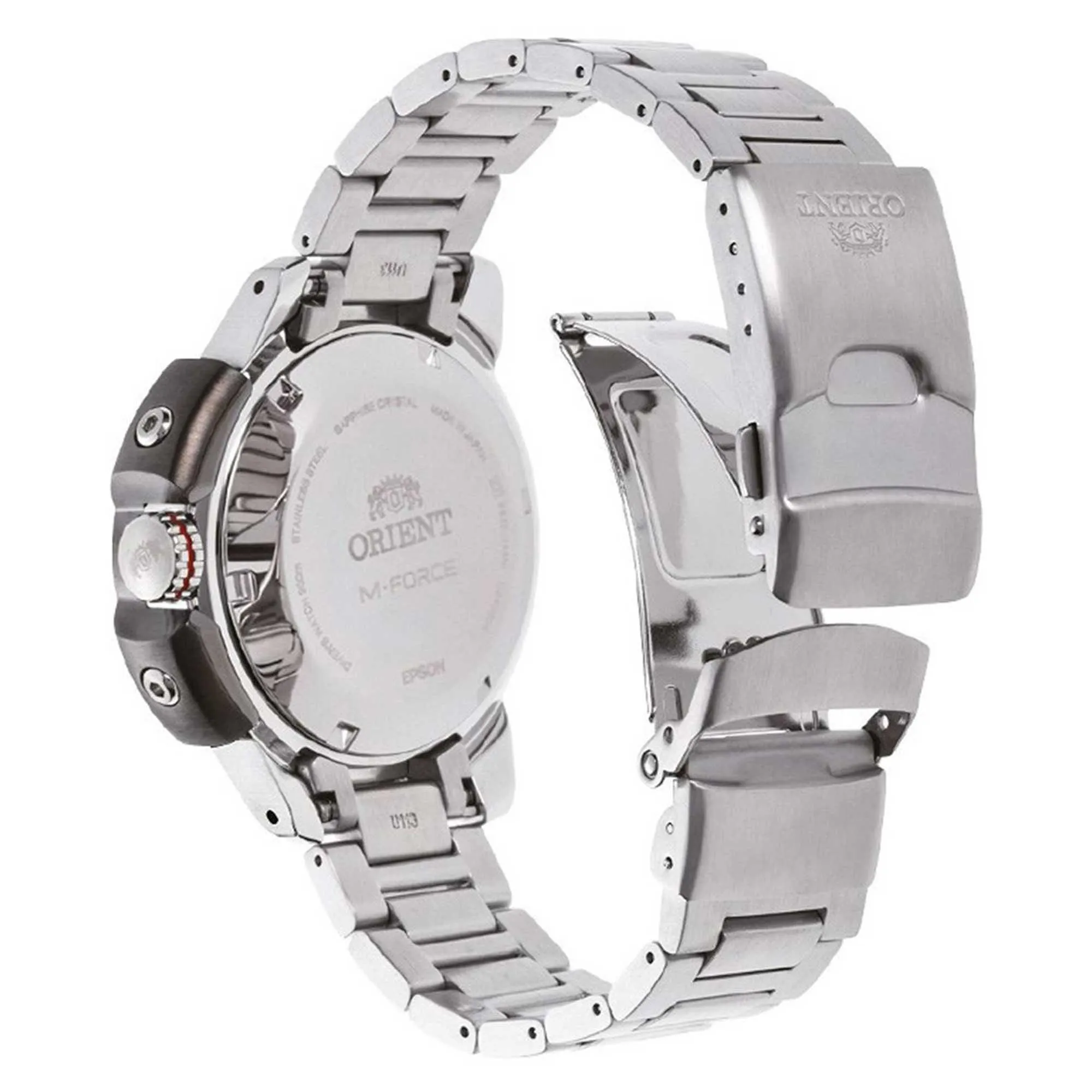 Orient Men's Automatic Watch - M-Force Dive Blue Dial Bracelet | RA-AC0L07L00B