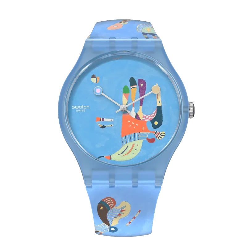 Orologio Swatch Blu Sky, By Vassilly Kandisky
