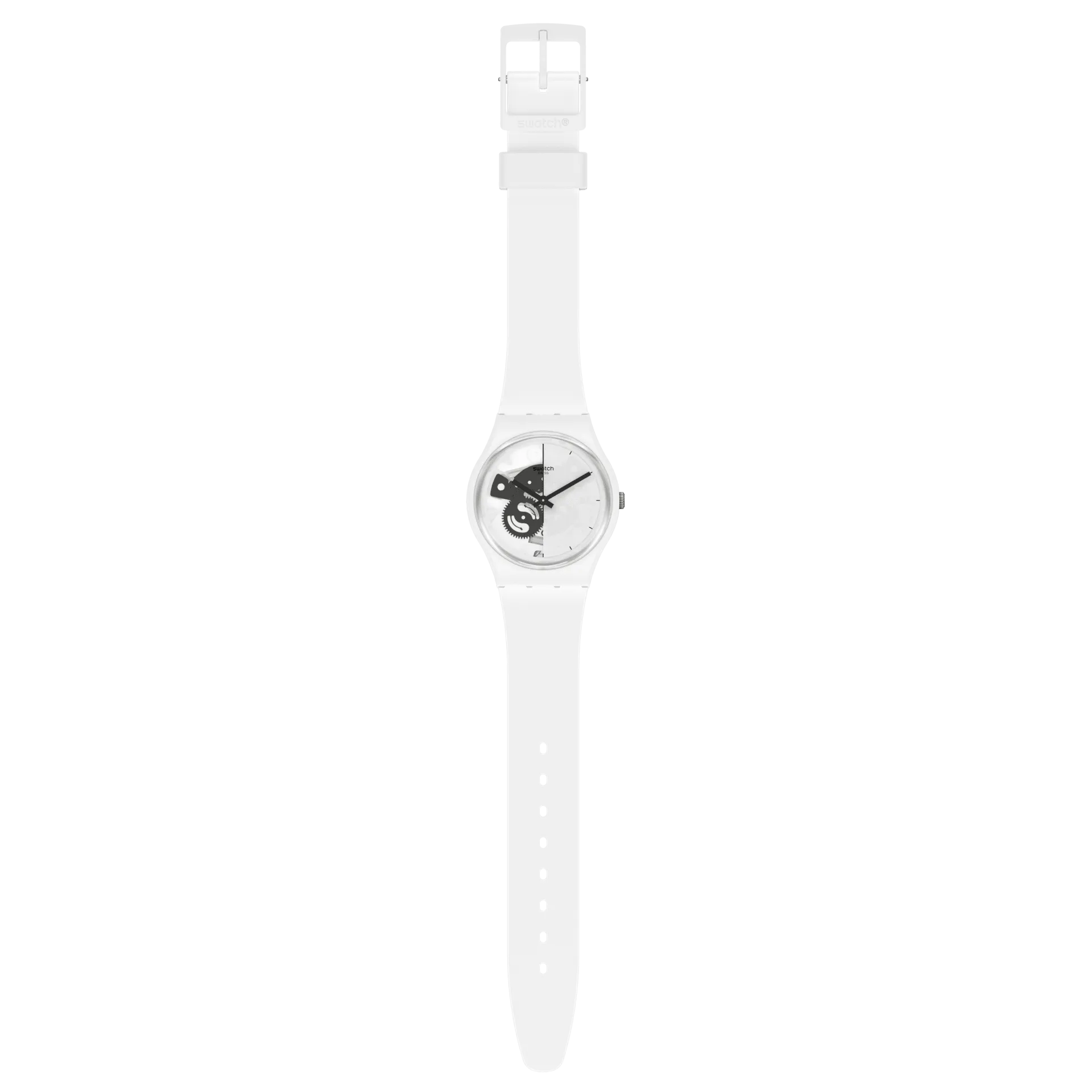 Orologio Swatch Live Time White