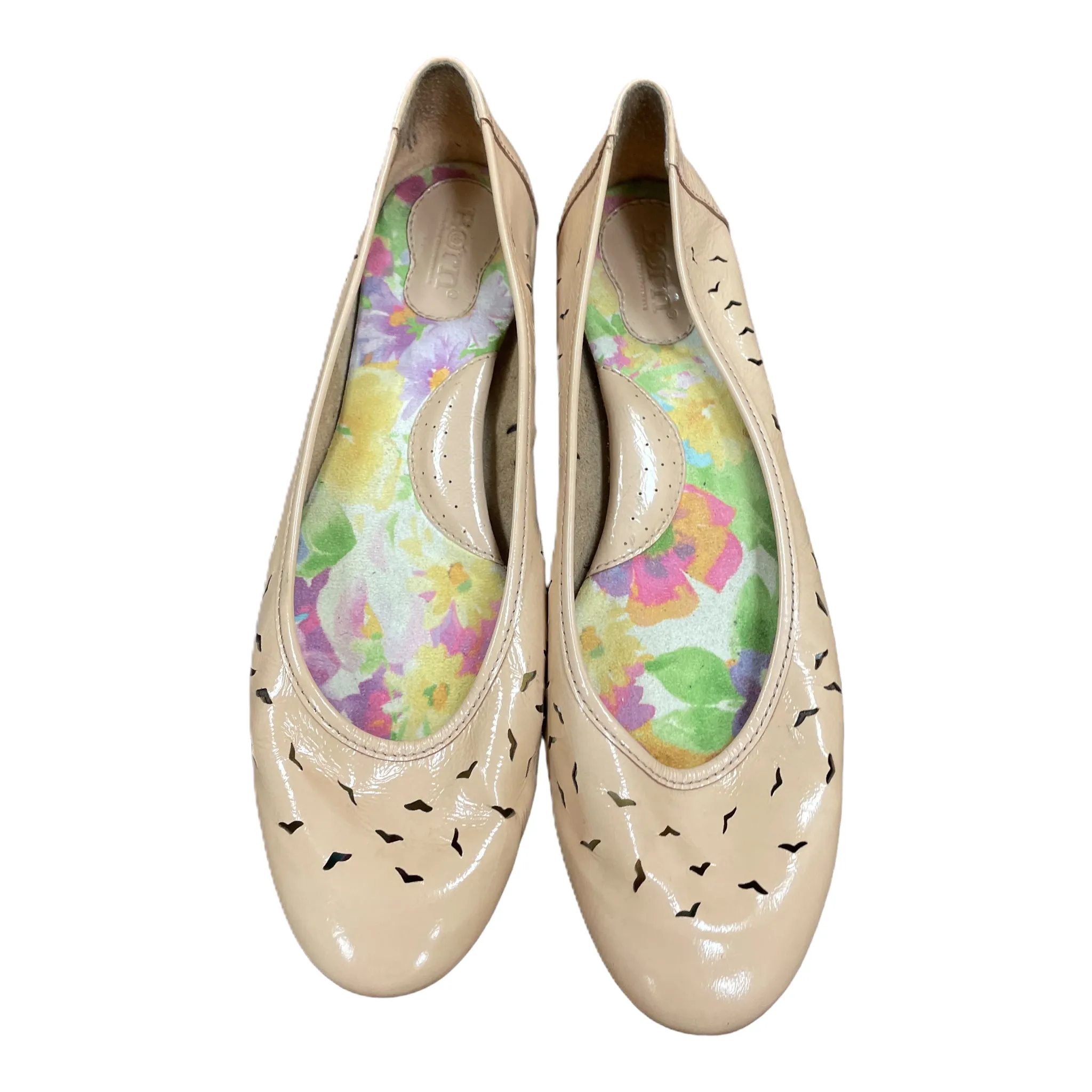Peach Shoes Flats By Born, Size: 11 born