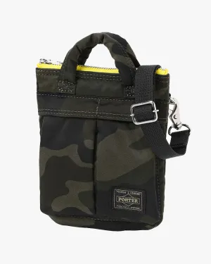 Porter-Yoshida & Co. Howl Woodland Camo Helmet Bag Mini - Olive