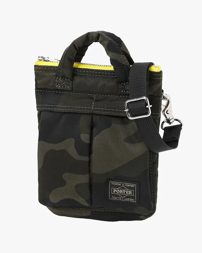 Porter-Yoshida & Co. Howl Woodland Camo Helmet Bag Mini - Olive
