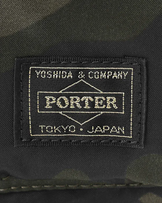 Porter-Yoshida & Co. Howl Woodland Camo Helmet Bag Mini - Olive