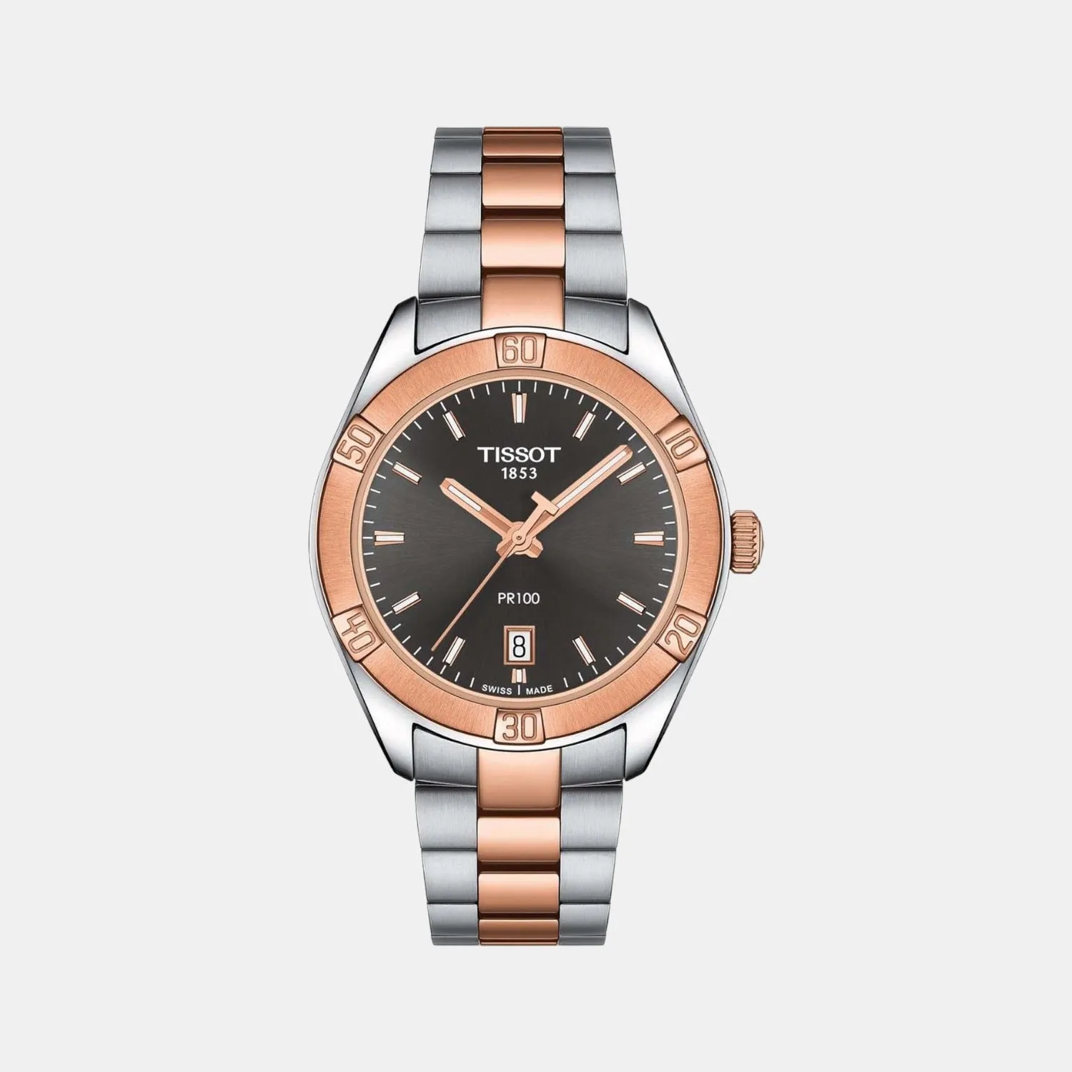 PR 100 Women Analog Stainless Steel Quartz Watch T1019102206100