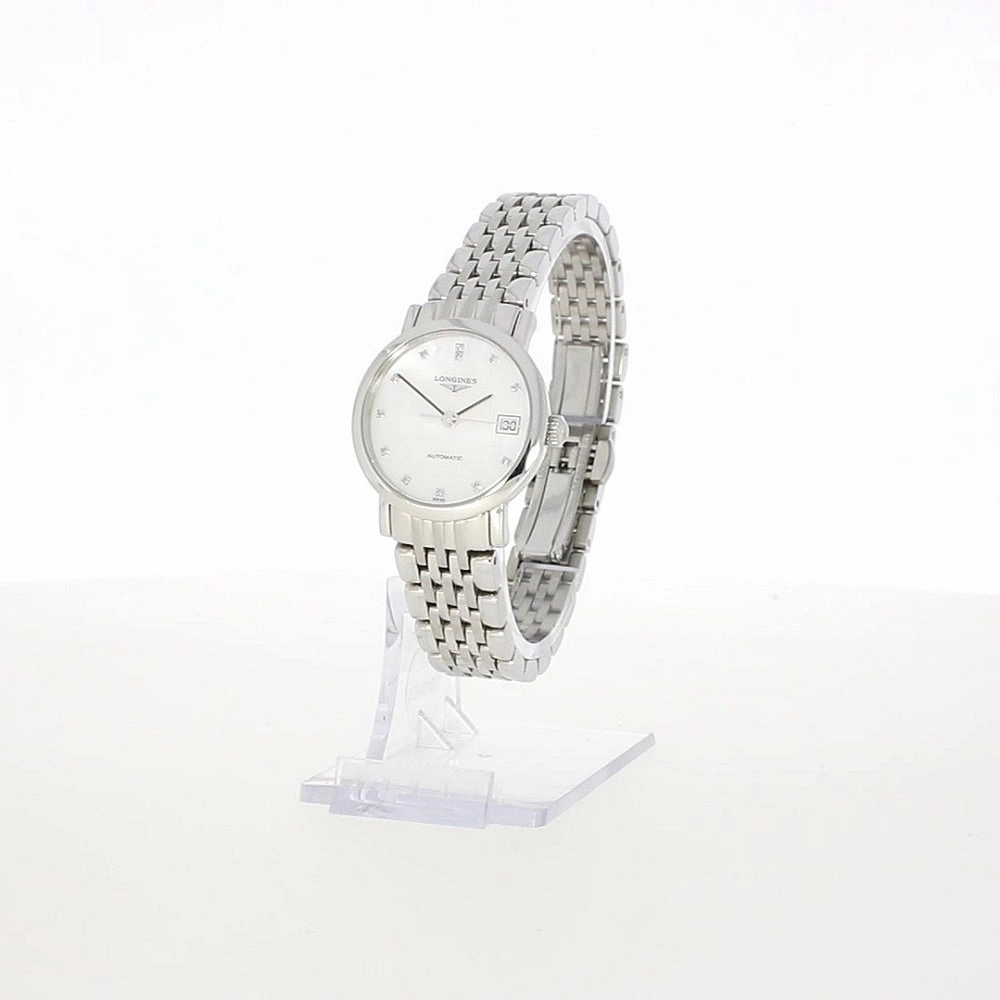 Pre Owned Longines Elegant Collection Ladies Watch L4.309.4.87.6 RW0624 Papers (2022)
